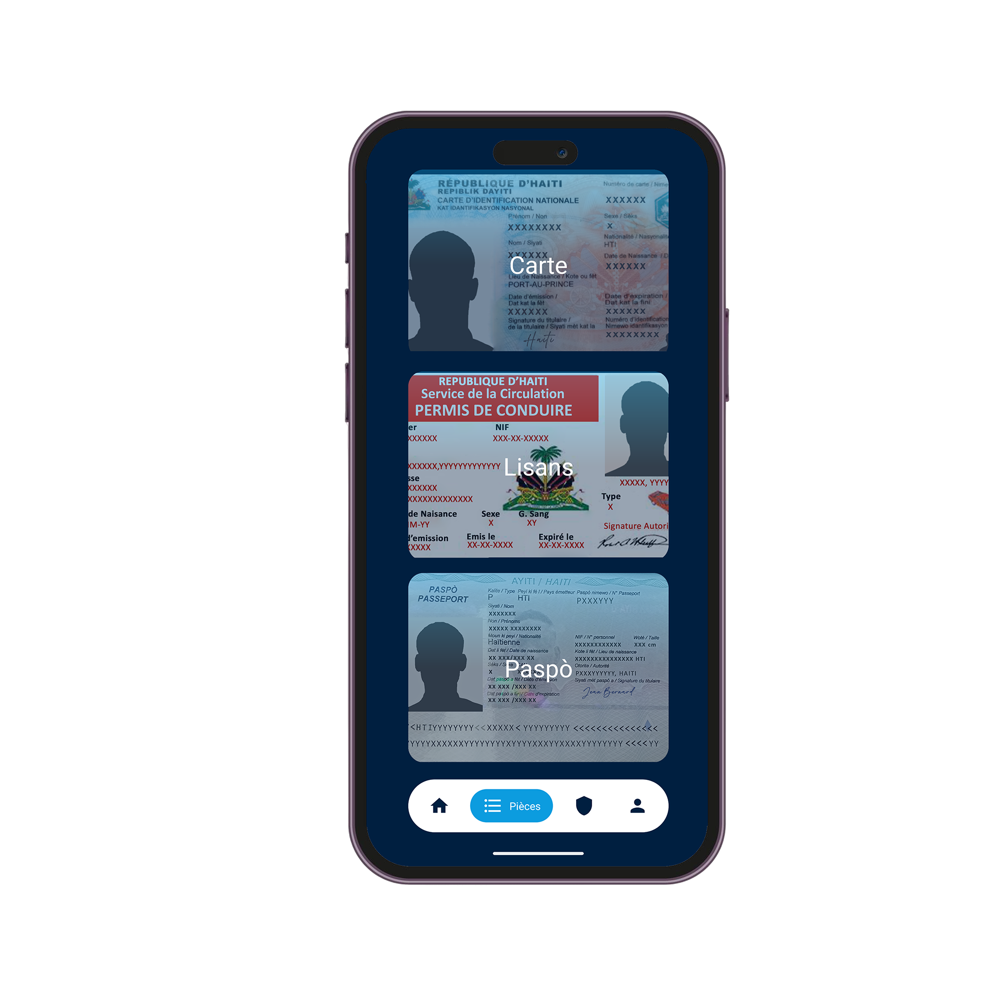 Récupération d'Identité